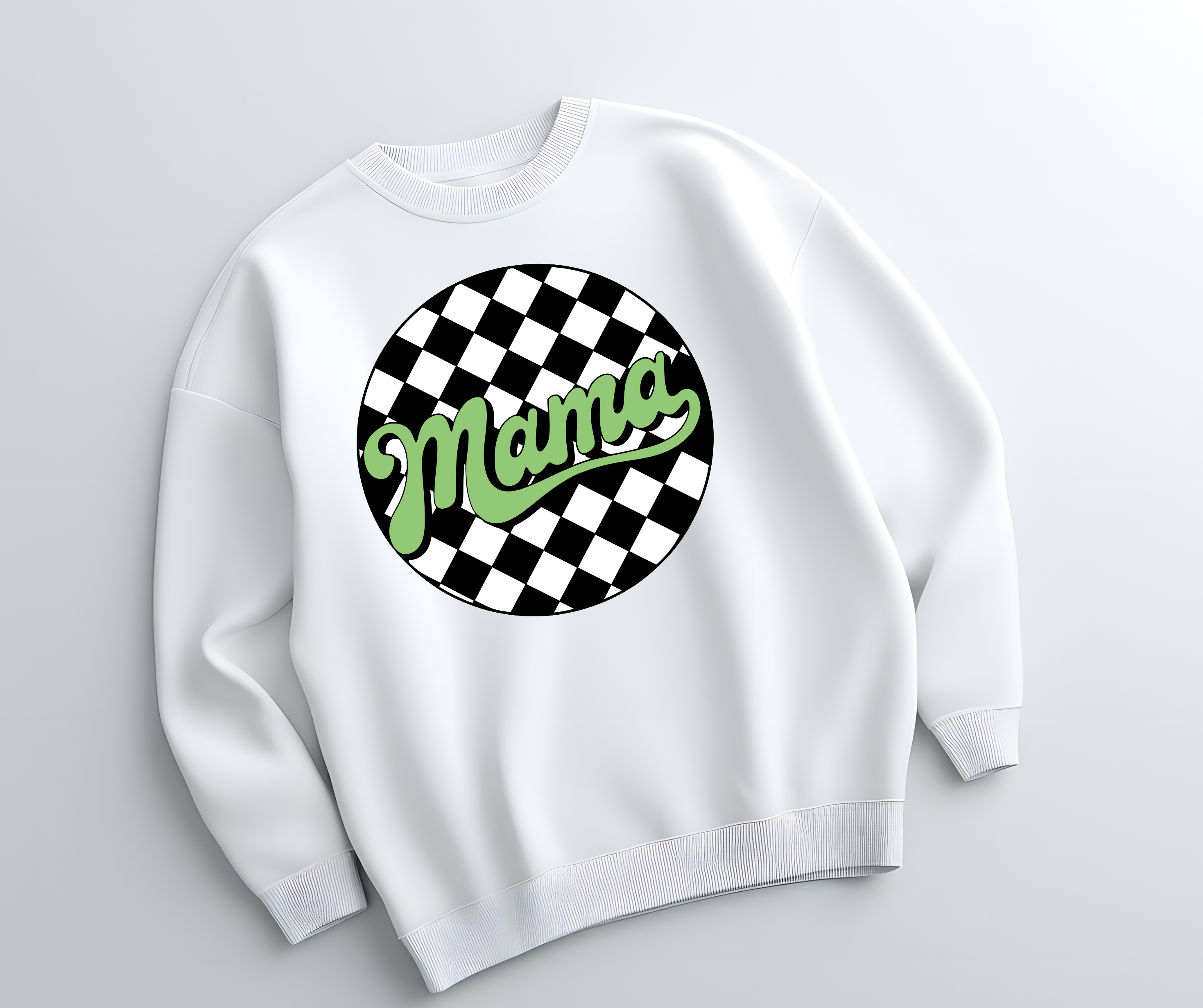 Checkered Mama Print