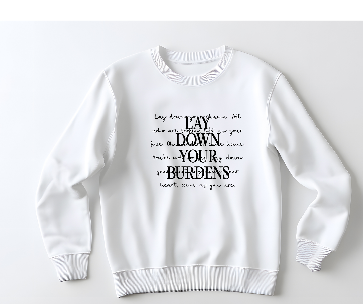 Lay Down Your Burdens Print