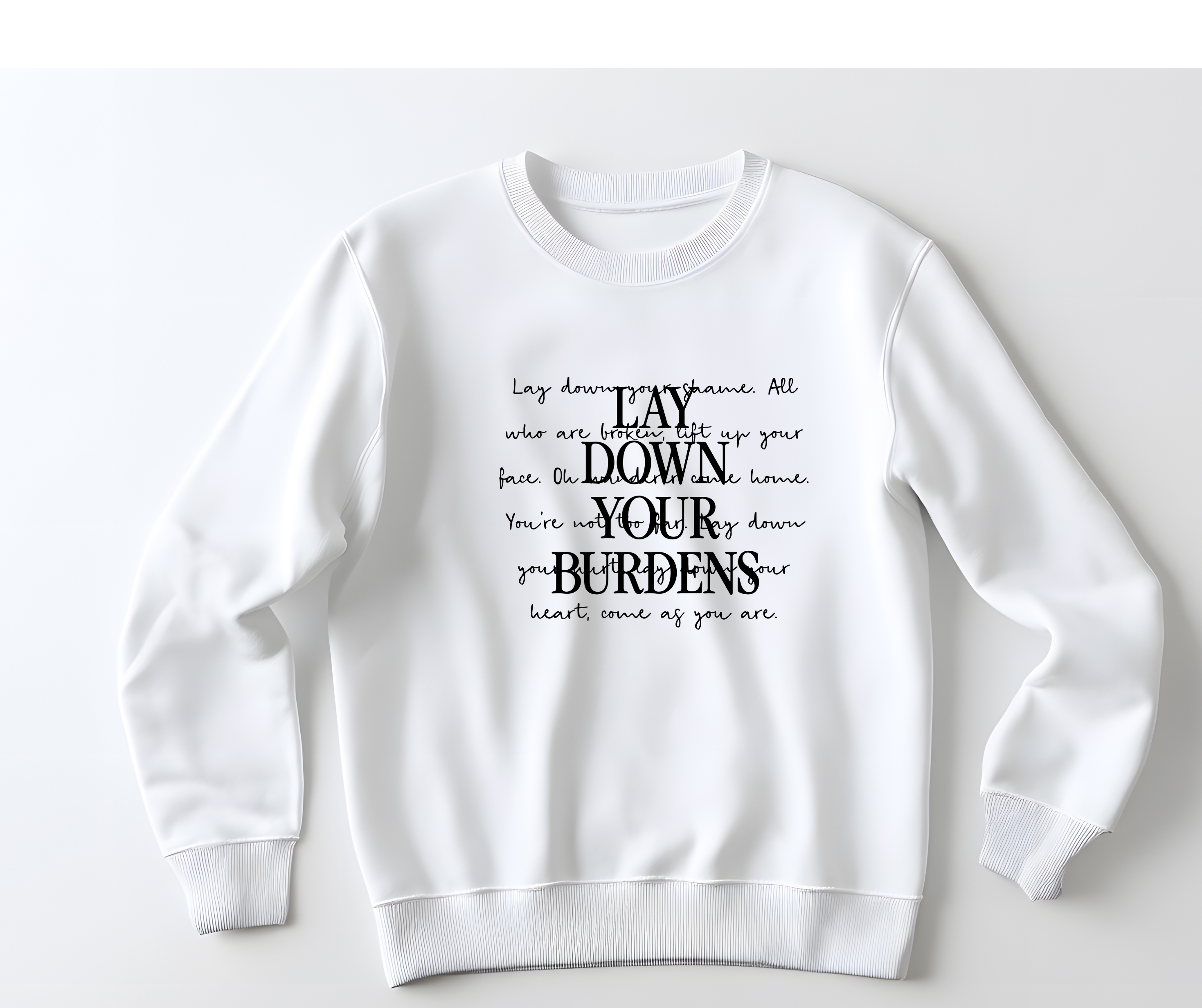 Lay Down Your Burdens Print