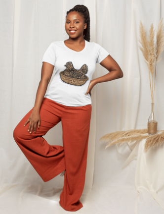 Cheetah Print Hen T-shirt